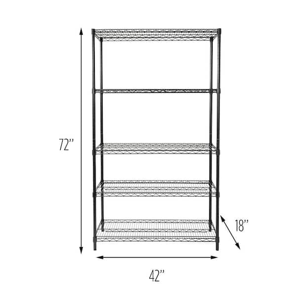 Tier Metal Wire Shelving Unit, Member’s Mark Commercial Shelving