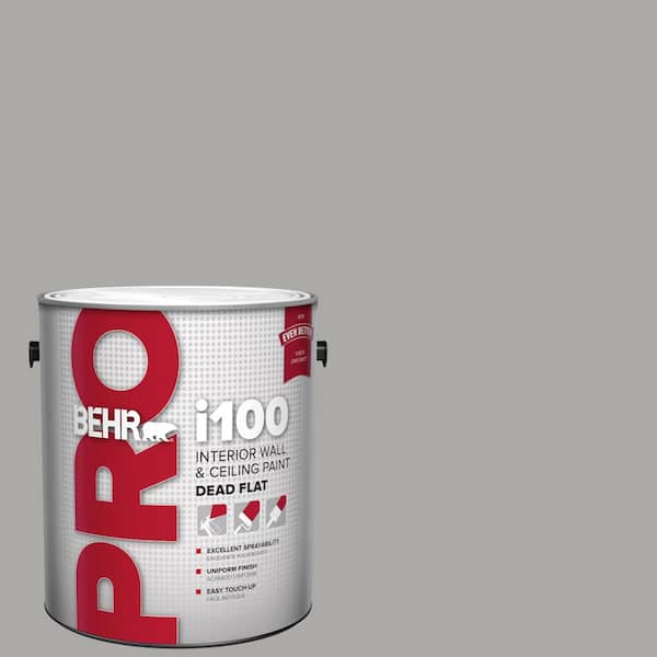 1 gal. #PPU18-14 Cathedral Gray Dead Flat Interior Paint