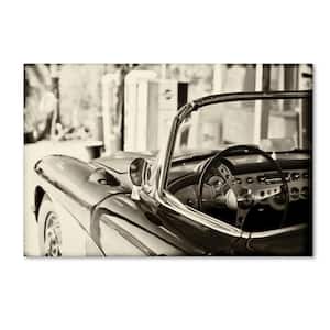 22 in. x 32 in. Classic Car by Philippe Hugonnard Floater Frame Home Wall Art