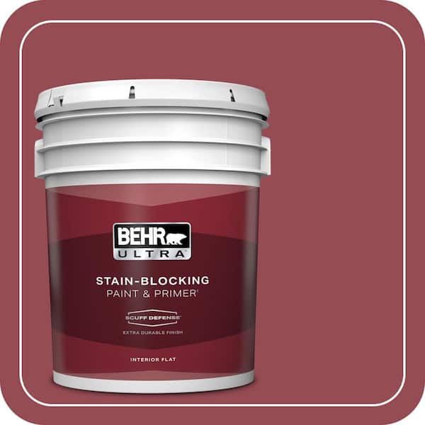 BEHR ULTRA 5 gal. #PPU1-11 Crantini Extra Durable Flat Interior Paint & Primer