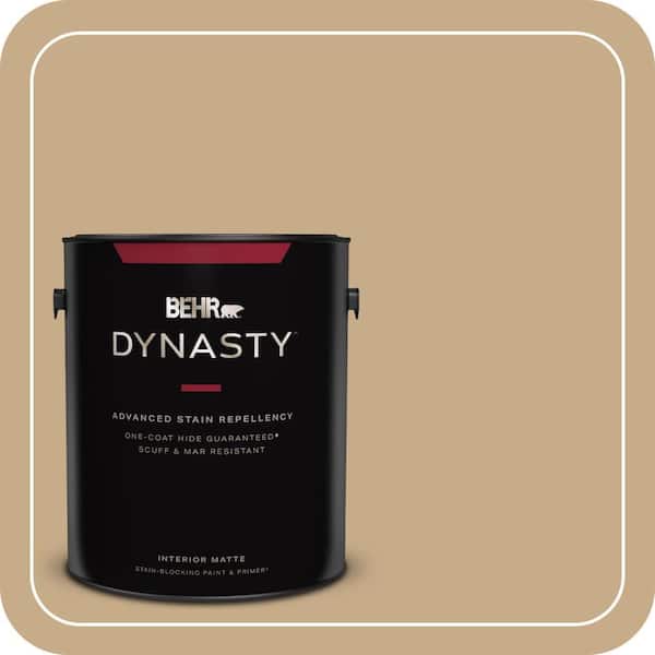 BEHR DYNASTY 1 gal. #ICC-61 Toasted Grain Matte Stain-Blocking Interior Paint and Primer