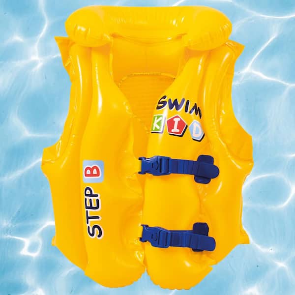 Pool Central 66 Yellow Swim Kid Step B Inflatable Unisex