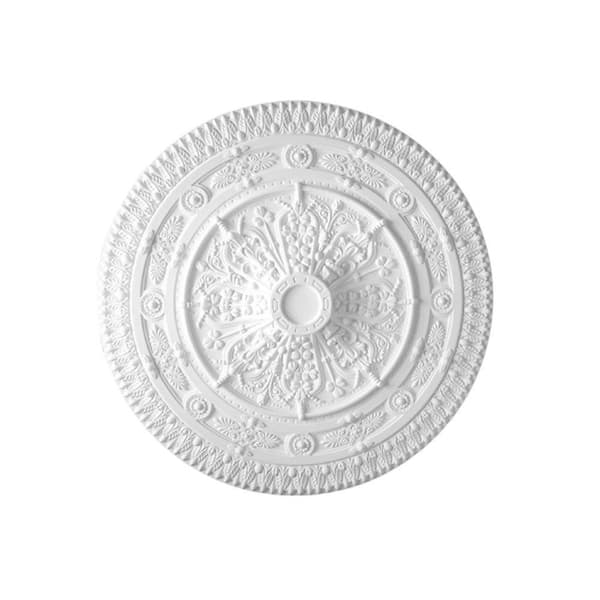 American Pro Decor 3-1/2 in. x 37-1/2 in. Floral Polyurethane Medallion