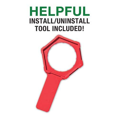 Fluidmaster Universal 3-Inch Toilet Flush Valve Repair Kit with Tool