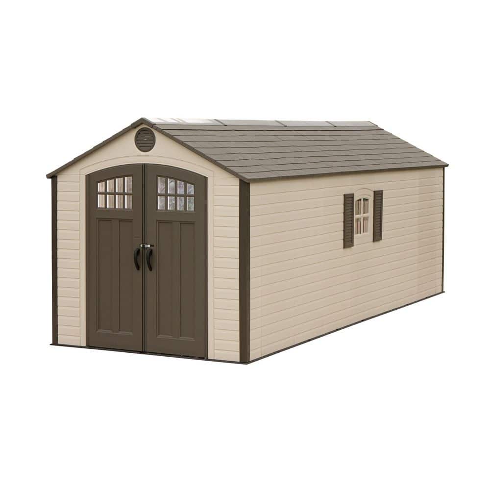 UPC 081483801698 product image for 8 ft. x 20 ft. Resin Storage Shed | upcitemdb.com