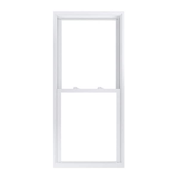 American Craftsman 29.75 in. x 65.25 in. 70 Pro Series Low-E Argon PS Glass Double Hung White Vinyl Replacement Window, Screen Incl