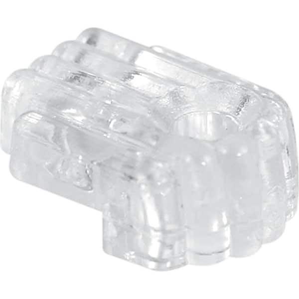 Prime-Line 1/8 in., Clear Acrylic Mirror Clips (6-pack)