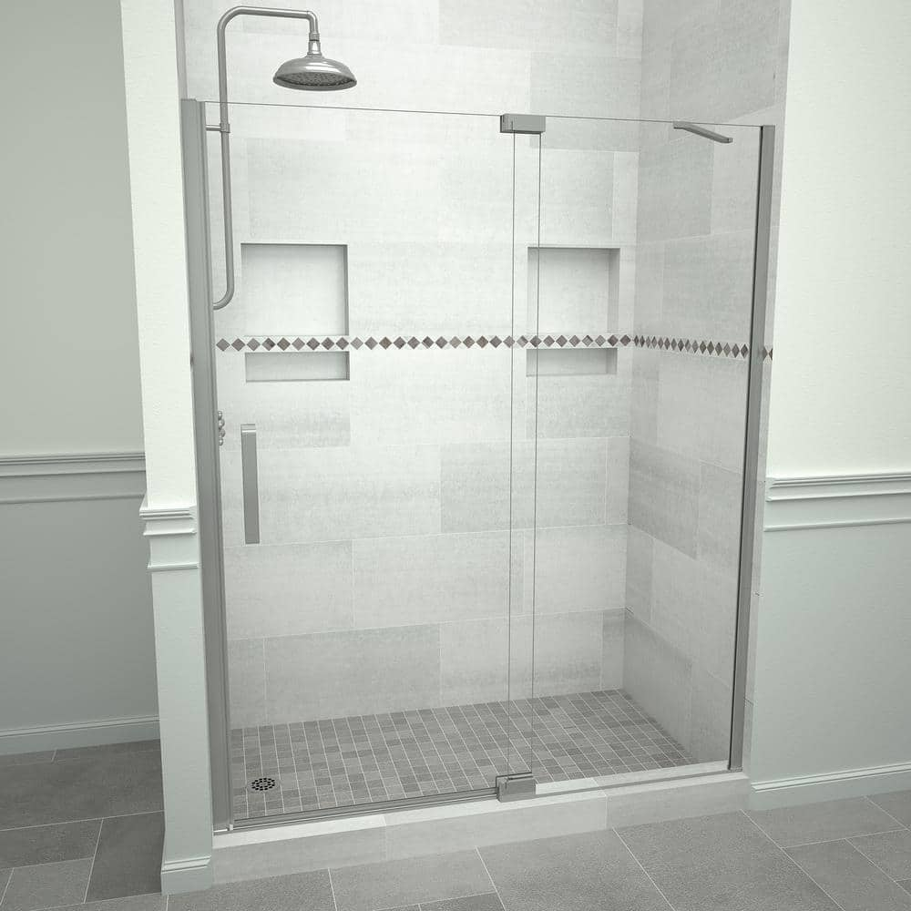 Tile Redi Redi Swing 5200 47 In. W X 76 In. H Semi-frameless Pivot 