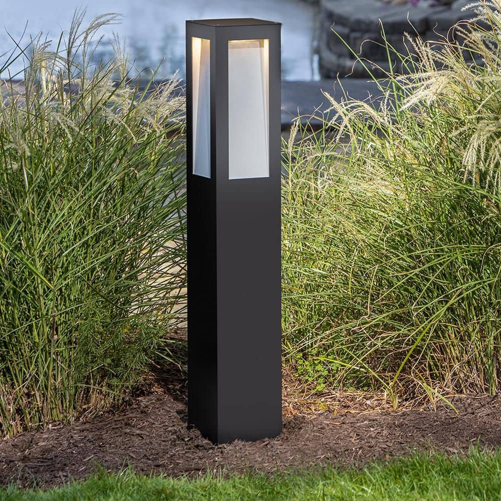Taper Hardwired Black LED Bollard Light price history on PriceWatchPro
