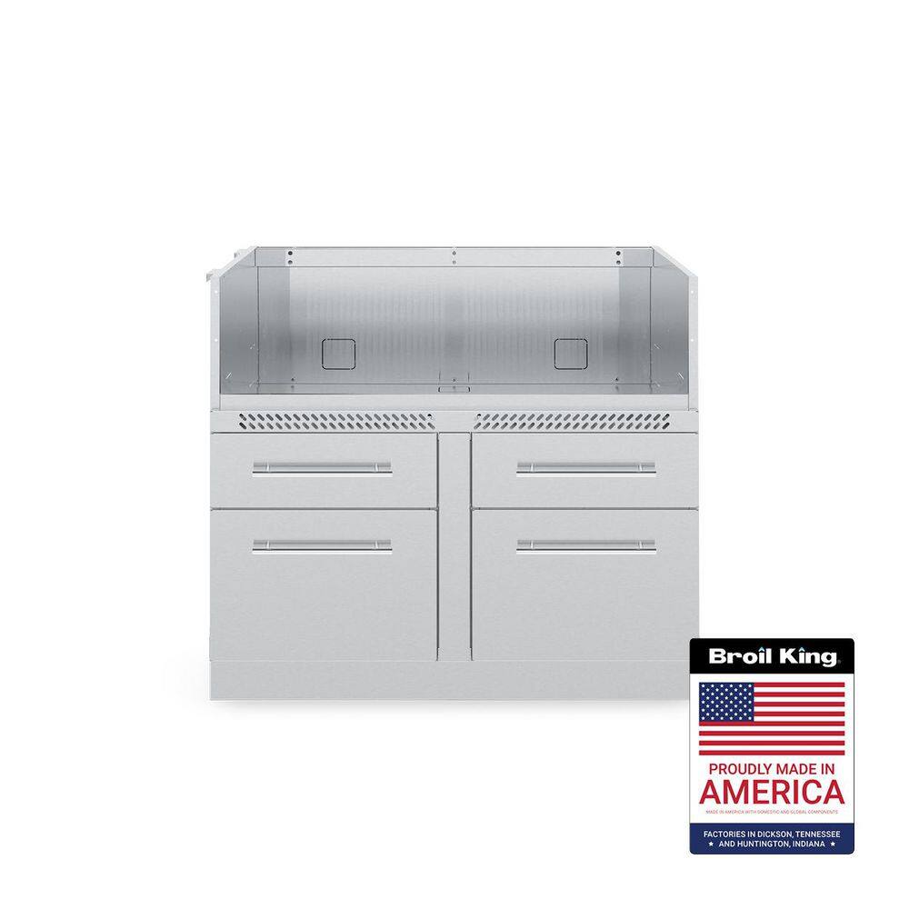 37.9 in. Stainless Steel 5-Burner Cabinet for Built-In Gas Grill