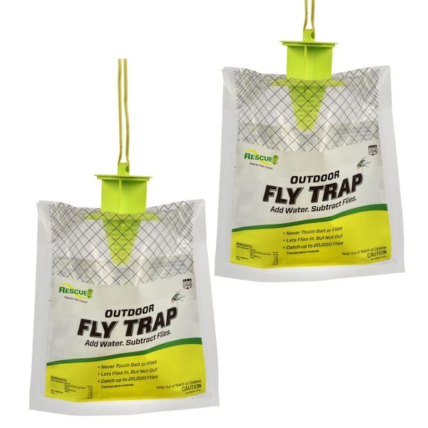 Outdoor Disposable Fly Trap, Bundle Of 2