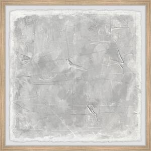 "Wet Cement" by Parvez Taj Framed Abstract Art Print 18 in. x 18 in.