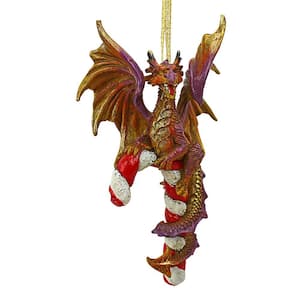5 in. Cane and Abel the Dragon 2017 Holiday Ornament