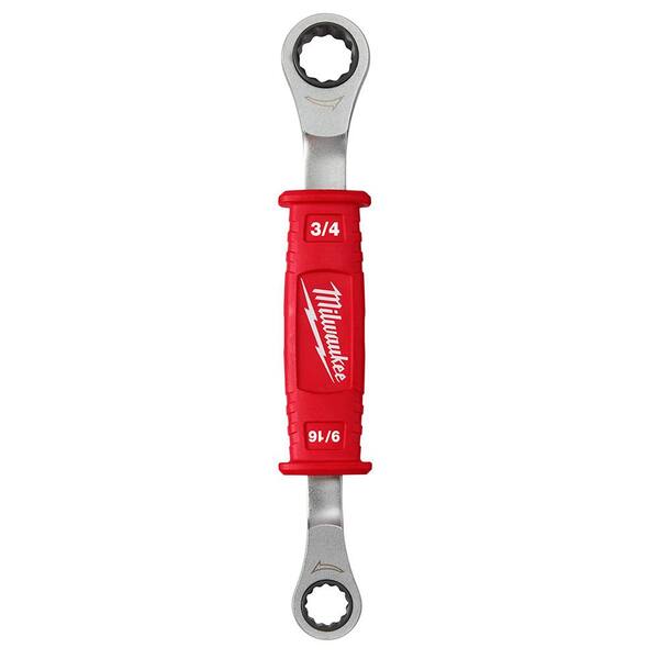 Milwaukee Linemans High Leverage Ratcheting Wrench with Smooth