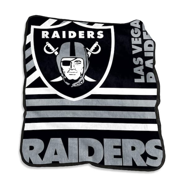 logobrands Las Vegas Raiders Multi-Colored Raschel Throw
