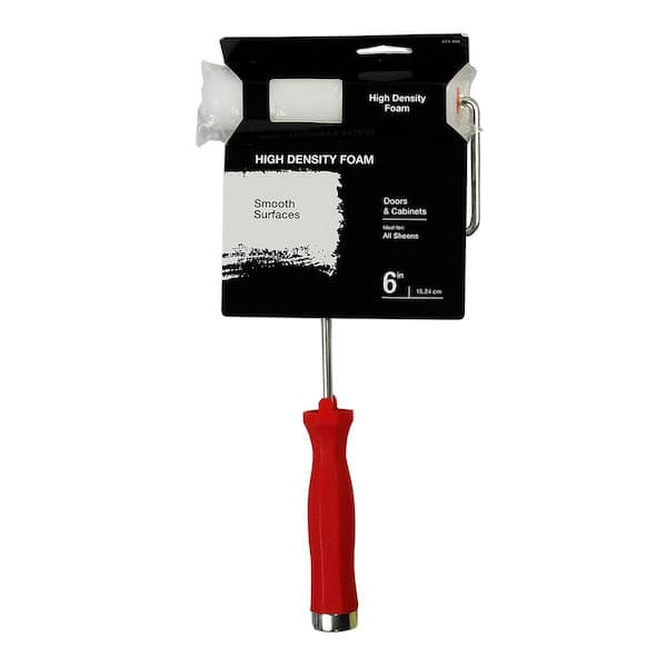 6 in. x 3/8 in. High-Density Foam Mini Paint Roller with Frame