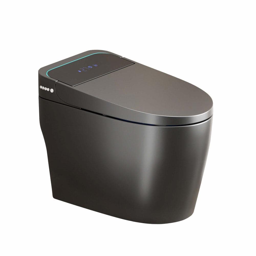 Smart Toilet with Bidet Built In, 1.28 GPF Flush One Piece Toilet in Gray with Dryer and Warm Water price history on PriceWatchPro