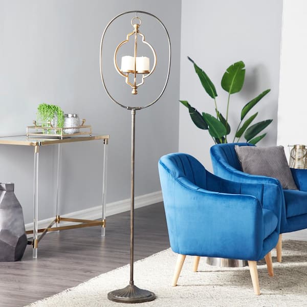 Bronze Metal Candle Lantern