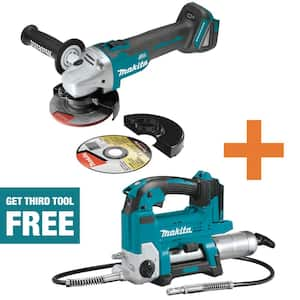 Makita 18V Brushless 4-1/2 in. / 5 in. Cordless Paddle Switch Cut