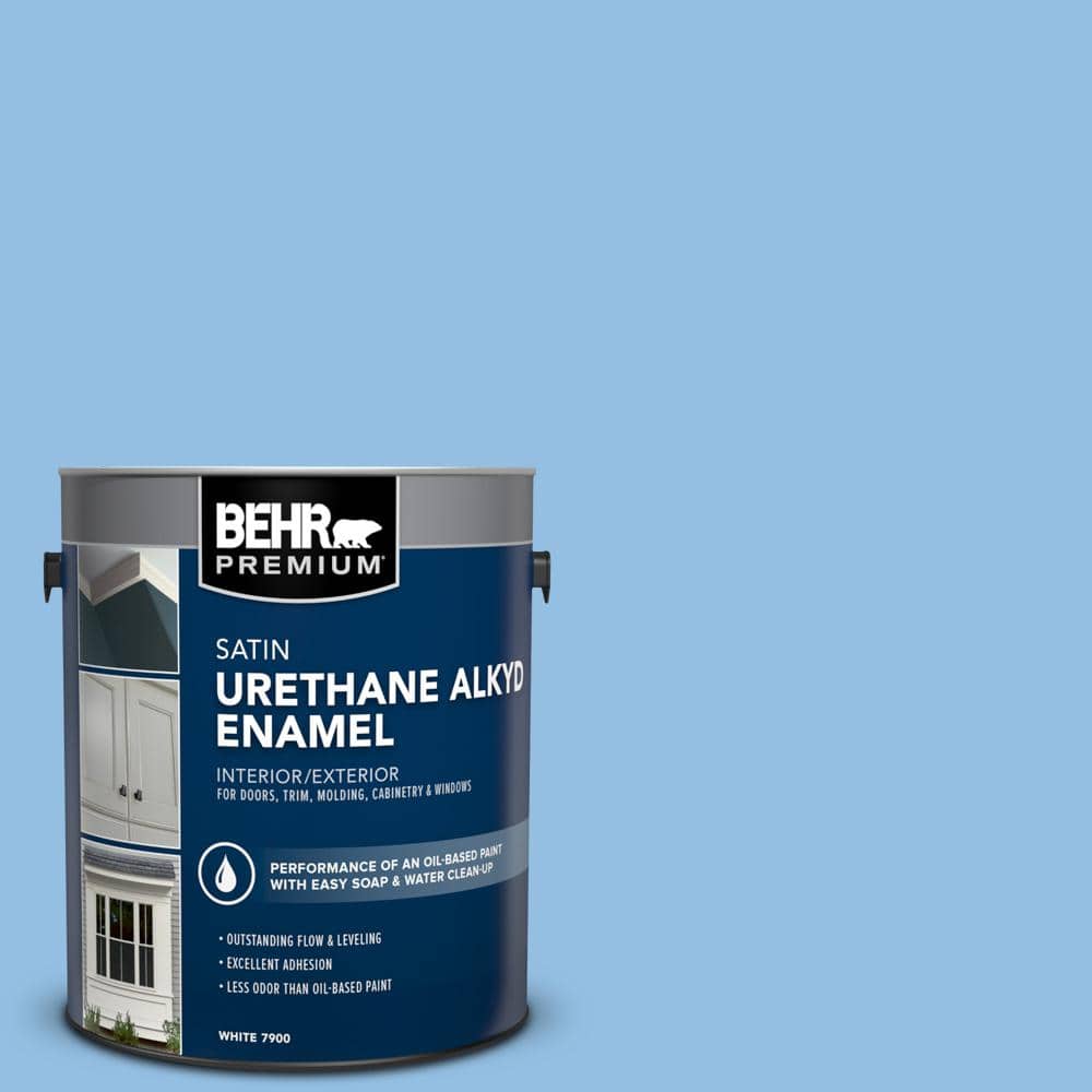 1 gal. #P520-3 Toile Blue Urethane Alkyd Satin Enamel Interior/Exterior Paint price history on PriceWatchPro