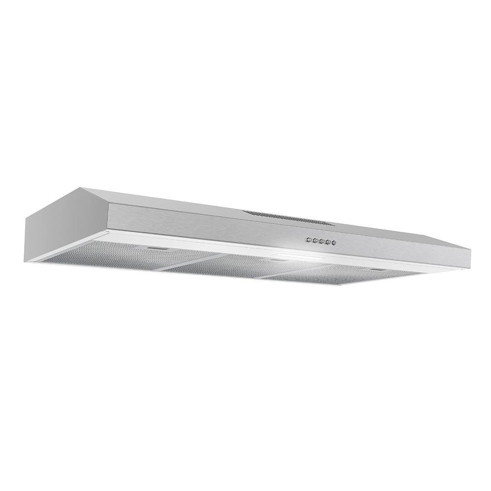 Streamline 36" Stainless Steel Under Cabinet Range Hood with Charcoal Filter