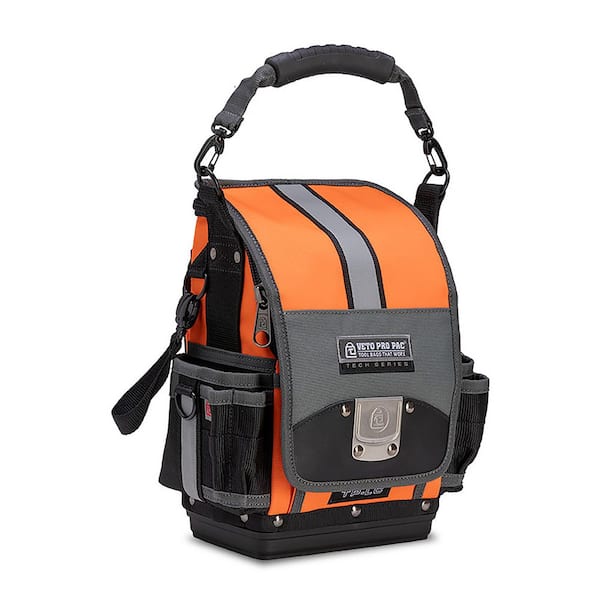 TP-LC Hi-Viz Compact, Zippered Technician Tool Pouch Orange