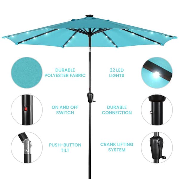 amazon 7 ft patio umbrella Blissun 7.5 Umbrella, Yard Umbrella, Outdoor Market with Push Button Tilt Crank (Blue&White) : Patio, Lawn & Garden Tilt – Smooth crank australia Stock Item:AGV ETERES [CAPOLIVERI MATT WHITE/ITALY] 60 L Alpina Ximo 2 Disney
