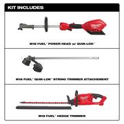 M18 FUEL 18V Lithium-Ion Brushless Cordless QUIK-LOK String Trimmer and Hedge Trimmer Combo Kit (2-Tool)