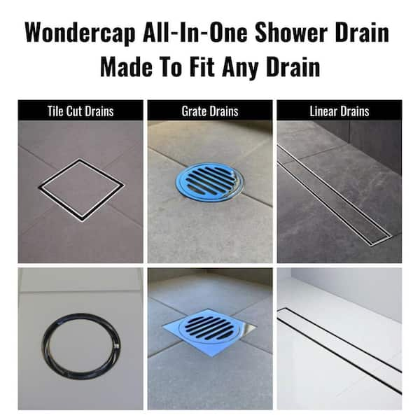 Shower Drain Insert Drain Plug Floor Strainer for Household Water Sewer