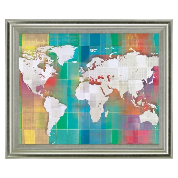 Classy Art 28 in. x 34 in. COLOR MY WORLD BY VENTER, T. (Mirror Framed)