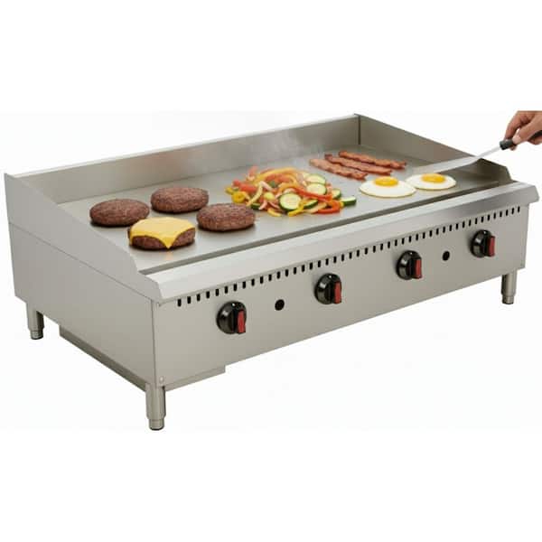 48 in. Commercial NSF Thermostat griddle ECDT48