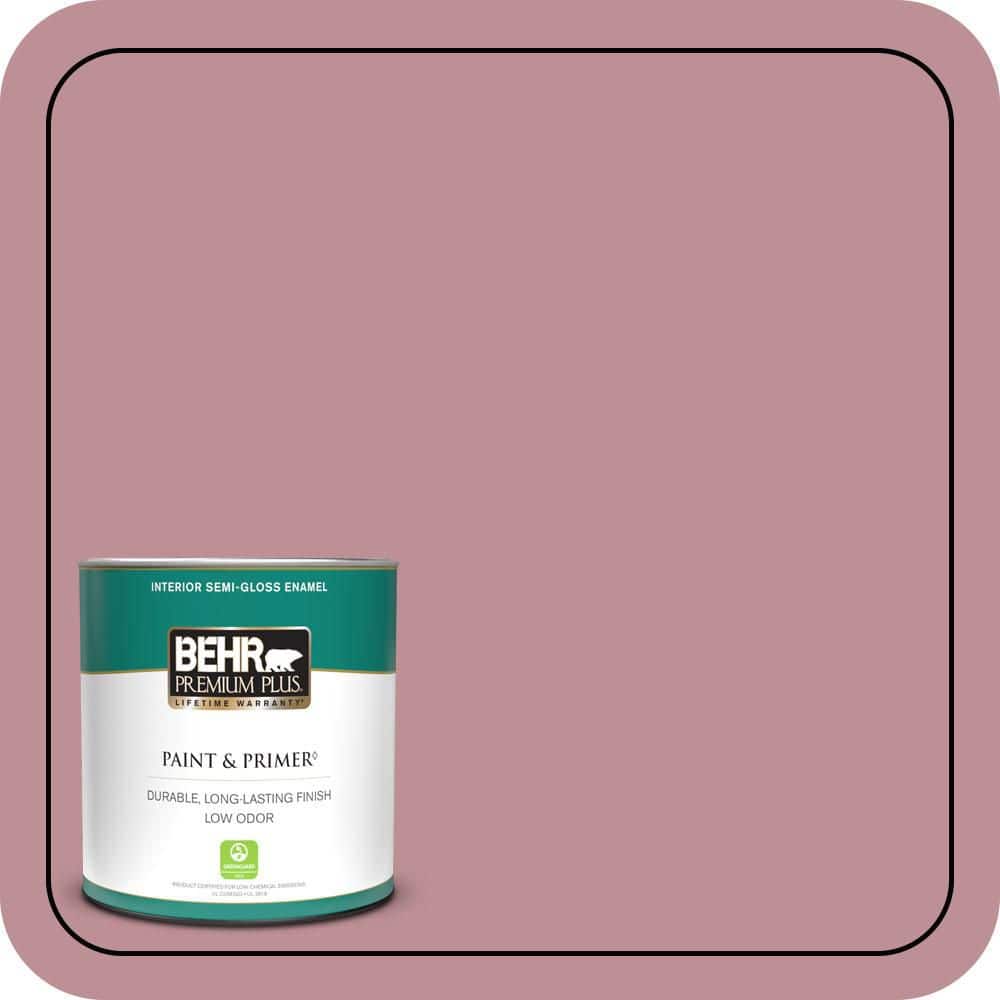 1 qt. #S130-4 Cherry Juice Semi-Gloss Enamel Low Odor Interior Paint & Primer price history on PriceWatchPro