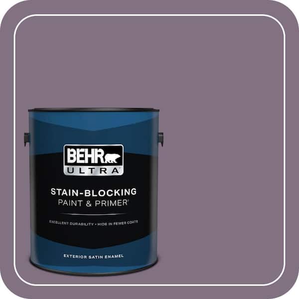 BEHR ULTRA 1 gal. Home Decorators Collection #HDC-SP14-9 Decorative Iris Satin Enamel Exterior Paint & Primer