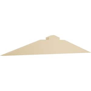 48 in. W x 8 in. H x 2 in. D x 6 in. F, 4/12 Pitch, Portland Signature Urethane Gable Bracket, Primed Tan