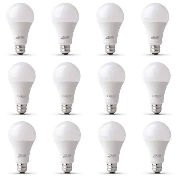 100-Watt Equivalent A21 Non-Dimmable CEC Title 20 Compliant 90+ CRI E26 Medium LED Light Bulb, Daylight 5000K (12-Pack)