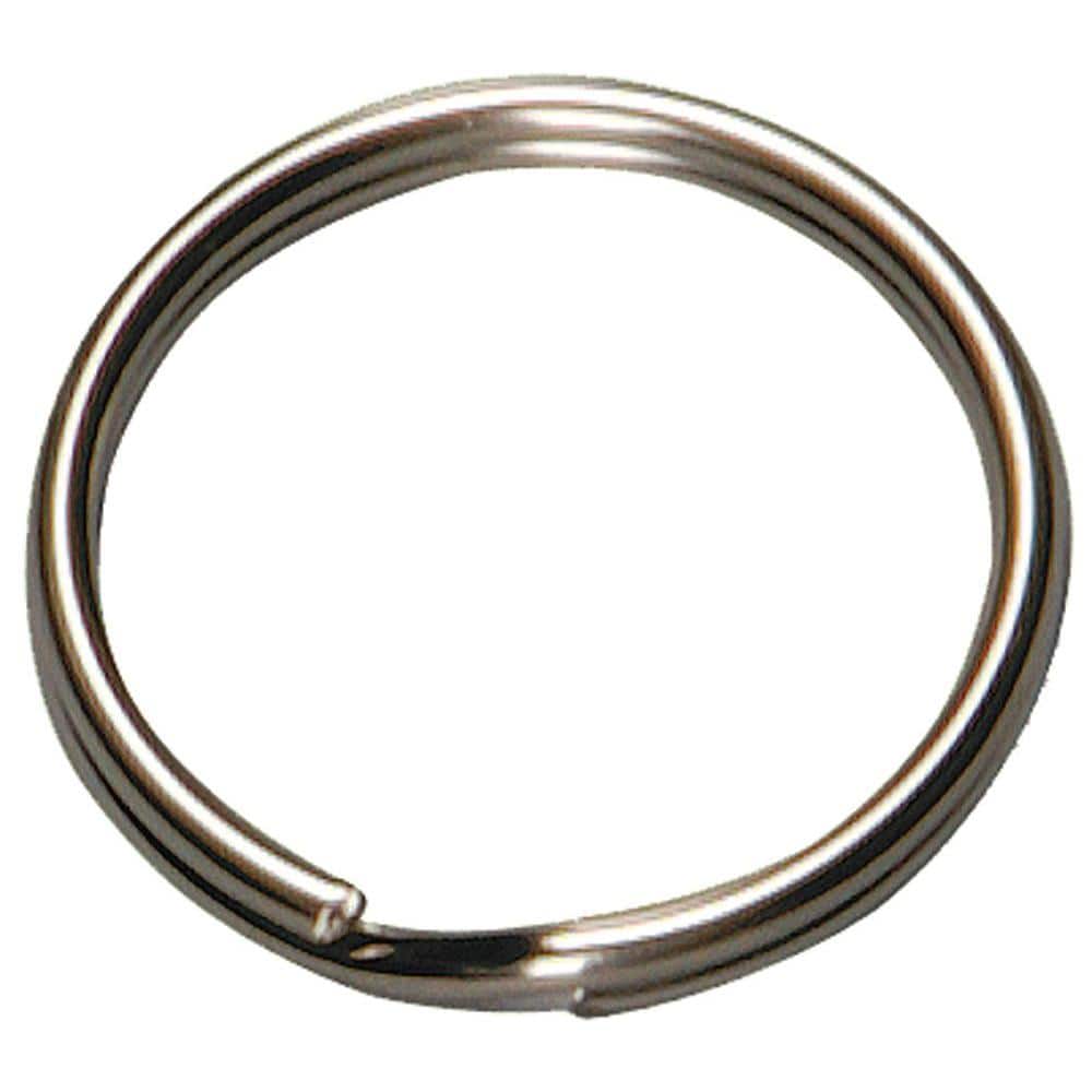 HY-KO Metal Tag Key Ring KB381-BKT - The Home Depot