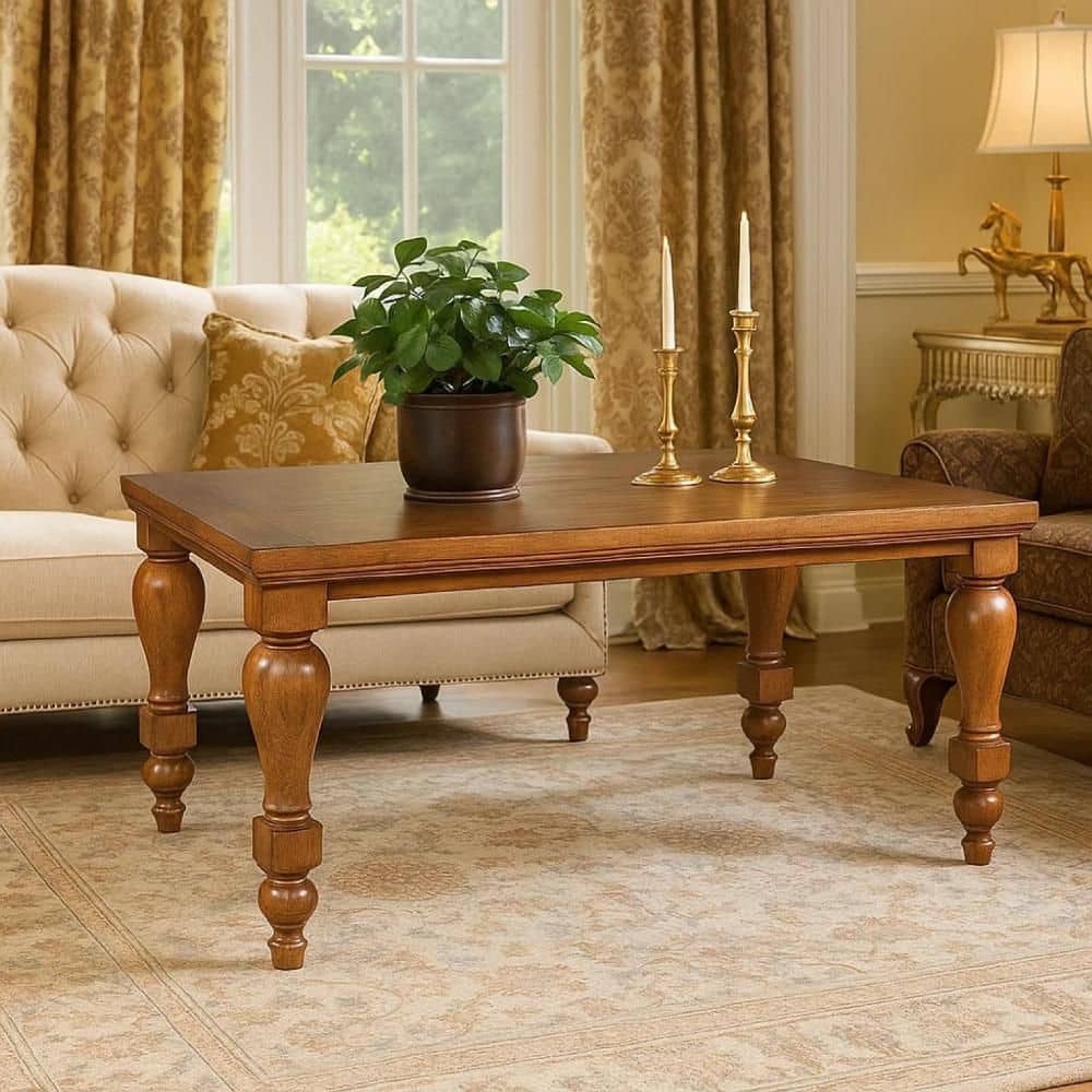 Gela Traditional Brown Mango Wood 66 in. 4 Legs Base Counter Height Dining Table Seats 6 price history on PriceWatchPro