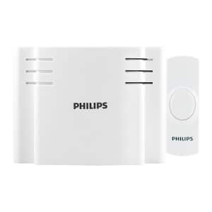 Wireless Battery-Operated Door Bell Kit with 8 Melodies and 1 Push Button