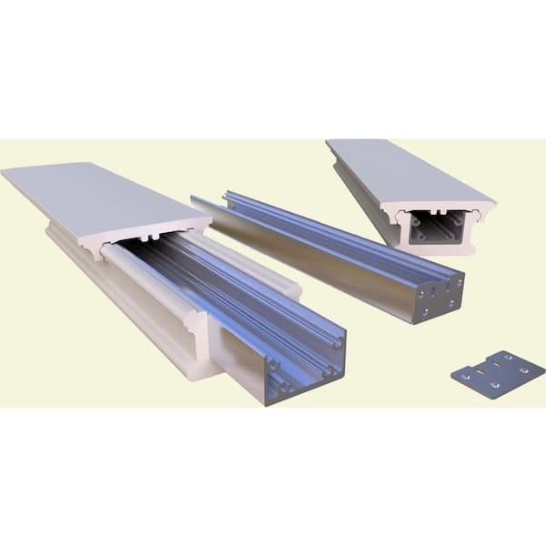 INTEX MILLWORK SOLUTIONS 72 in. x 36 in. Level Section Providence Rail Kit with Reinforcements, 13 Balusters, Hardware and Crush Blocks