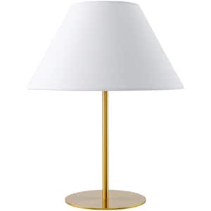 Damita 20 in. Gold Indoor Table Lamp