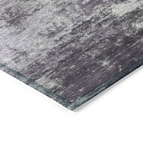 Chantille Machine Washable Indoor/Outdoor Abstract ACN2065 Purple 2 ft. 3 in. x 7 ft. 6 in. Runner Rug