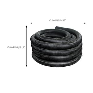 4 in. x 50 ft. Singlewall Solid Drain Pipe