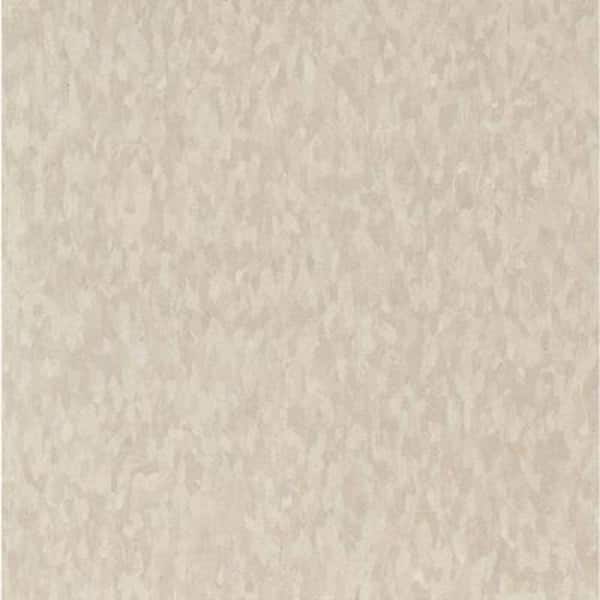 Armstrong Take Home Sample - Imperial Texture VCT 12 in. x 12 in. Mint Cream Standard Excelon Commercial Vinyl Tile