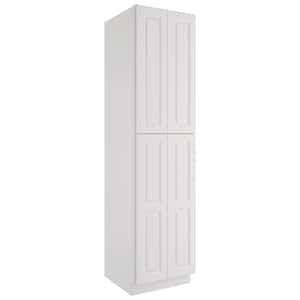 24-in W X 24-in D X 96-in H in Traditional White Plywood Ready to Assemble Floor Wall Pantry Kitchen Cabinet