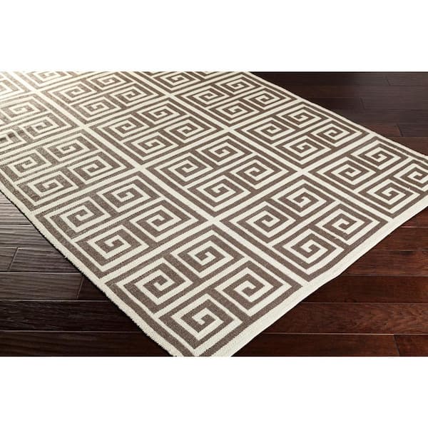Celene Dark Brown 3 ft. x 8 ft. Indoor/Outdoor Runner Rug