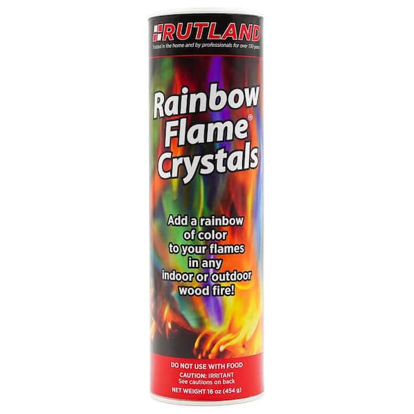 Rutland 1 lb. Rainbow Flame Crystals Canister