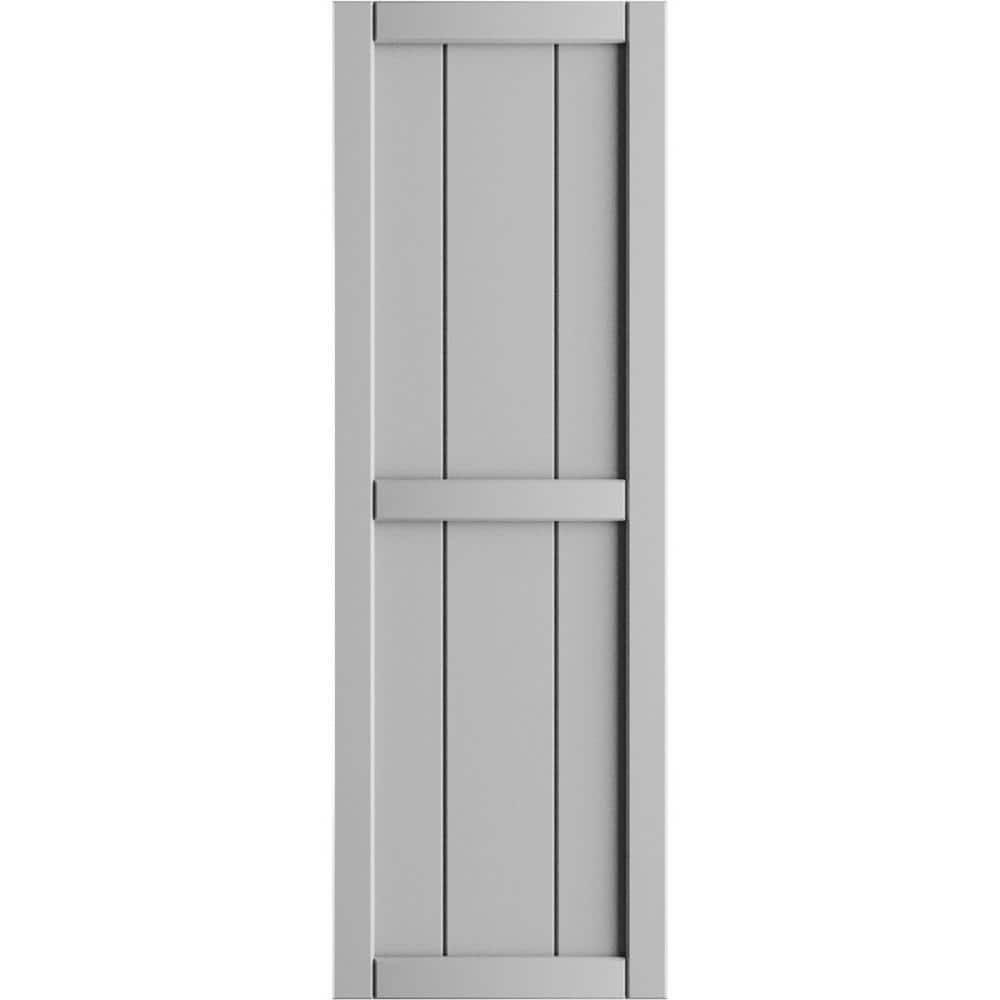 21-1/2 in. x 26 in. True Fit PVC 4-Board Framed Board and Batten Shutters in Primed (Per Pair) price history on PriceWatchPro
