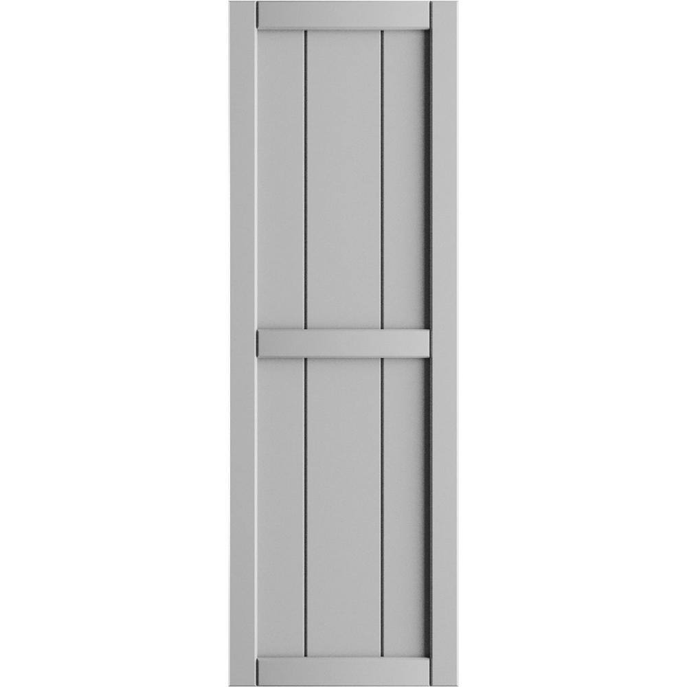 21-1/2 in. x 87 in. True Fit PVC 4-Board Framed Board and Batten Shutters in Primed (Per Pair) price history on PriceWatchPro