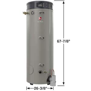 Commercial Triton Heavy Duty High Efficiency 80 Gal. 160K BTU ULN Natural Gas Power Direct Vent Tank Water Heater