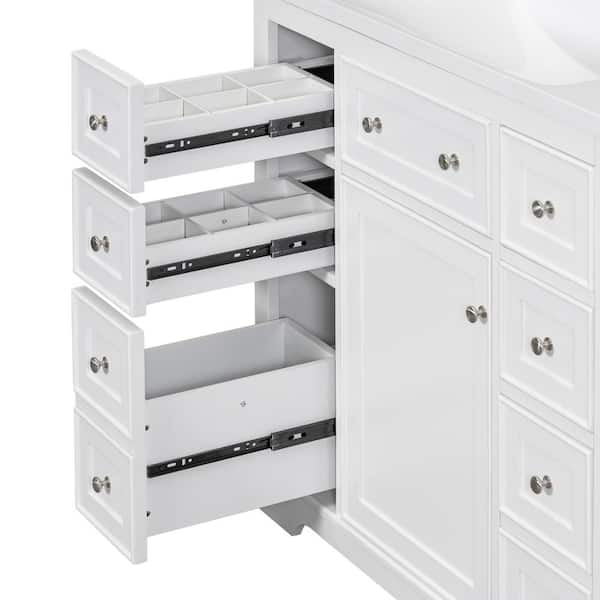 36 in. W x 17.9 in. D x 33.4 in. H Bath Vanity Cabinet without Top
